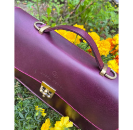 Medium Clutch bag - Plum Love